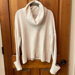 Cozy Funnel Neck Sweater with Cuff Sleeves